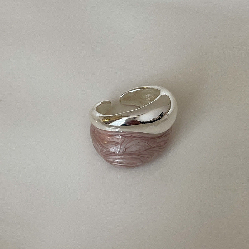 Splice Enamel Open Ring - DippedShop Wholesale - #9907