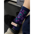 Houndstooth Crew Socks - DippedShop Wholesale - #2547