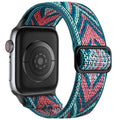 Minimalist Solid Color Nylon Weave Watch Band 6W6JWA111
