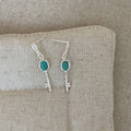 Trendy Turquoise Key Pendant Chain Necklace 6W6JNC445