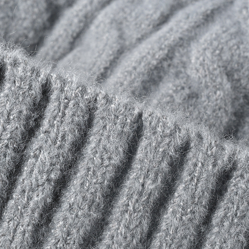 Cable Knit Pompom Beanie - DippedShop Wholesale - #5907