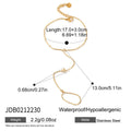 Classic Gold Plated Cubic Zirc - DippedShop Wholesale - #9635