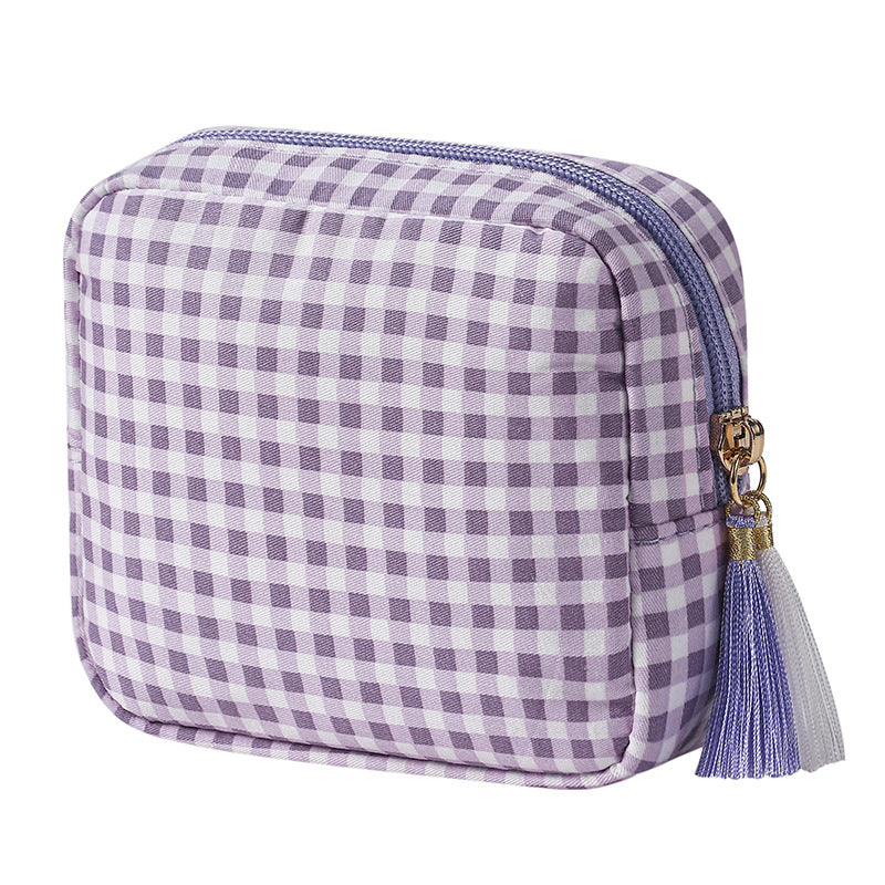 Fresh Color Block Plaid Drawstring - DippedShop Wholesale - #3875