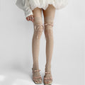 Sexy Lace Bowknot Thigh-High Fishnet Stockings 6W8FSO852