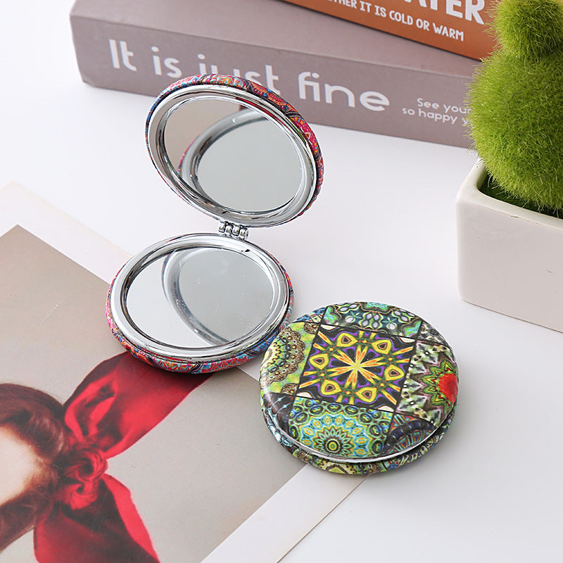 Round Foldable Double-sided Makeup Mirror MK2PPFN6CT5MR37