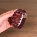 Minimalist Solid Color Nylon Weave Watch Band 6W6JWA114