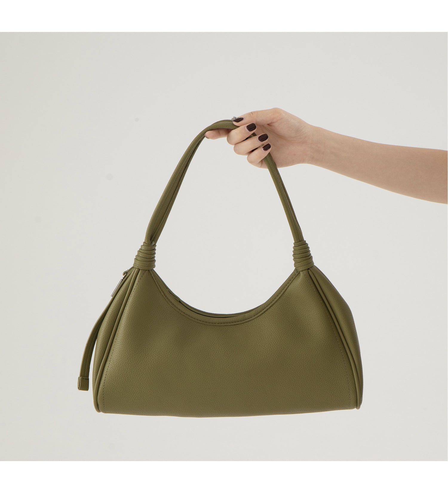 Minimalist Solid Color Knot PU Underarm Bag 6W10BBG1382