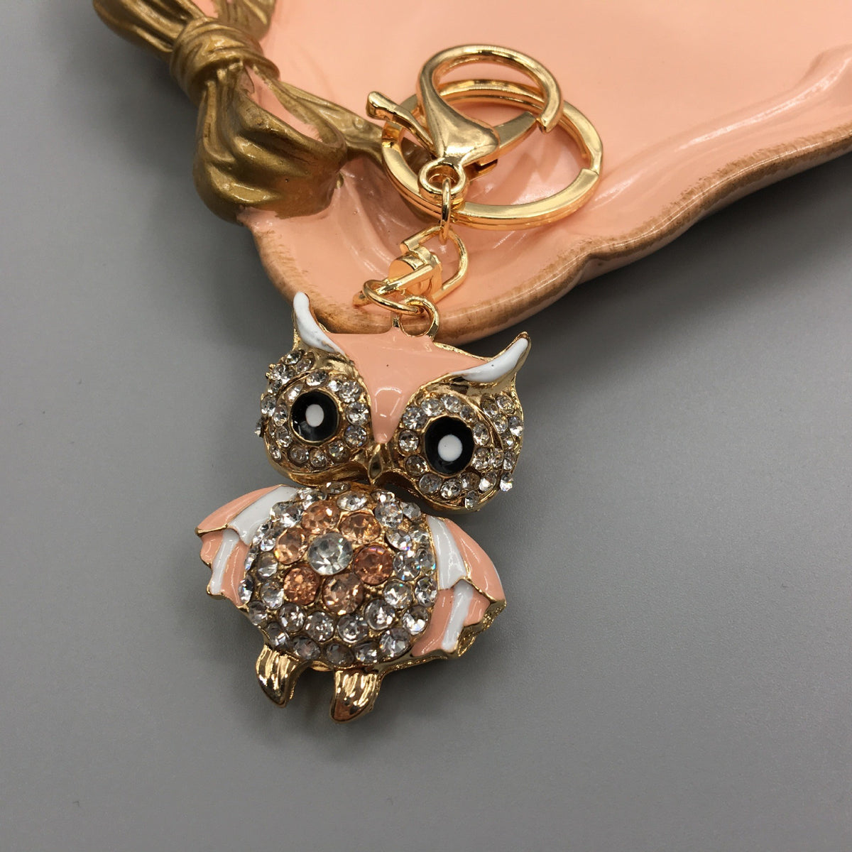 Owl Pendant Bag Charm - DippedShop Wholesale - #6115