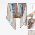 Simple Color Block Polka Dots Silk Scarf 6W6NSI216
