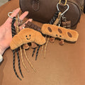 Creative Plush Croissant Pendant Keychain Bag Charm 6W10BBC372