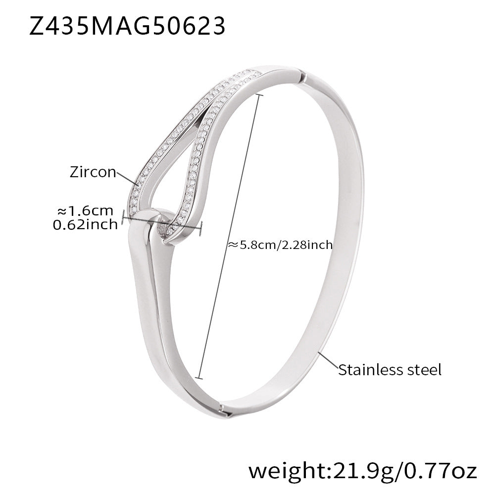 Elegant Cubic Zirconia Geometr - DippedShop Wholesale - #1603