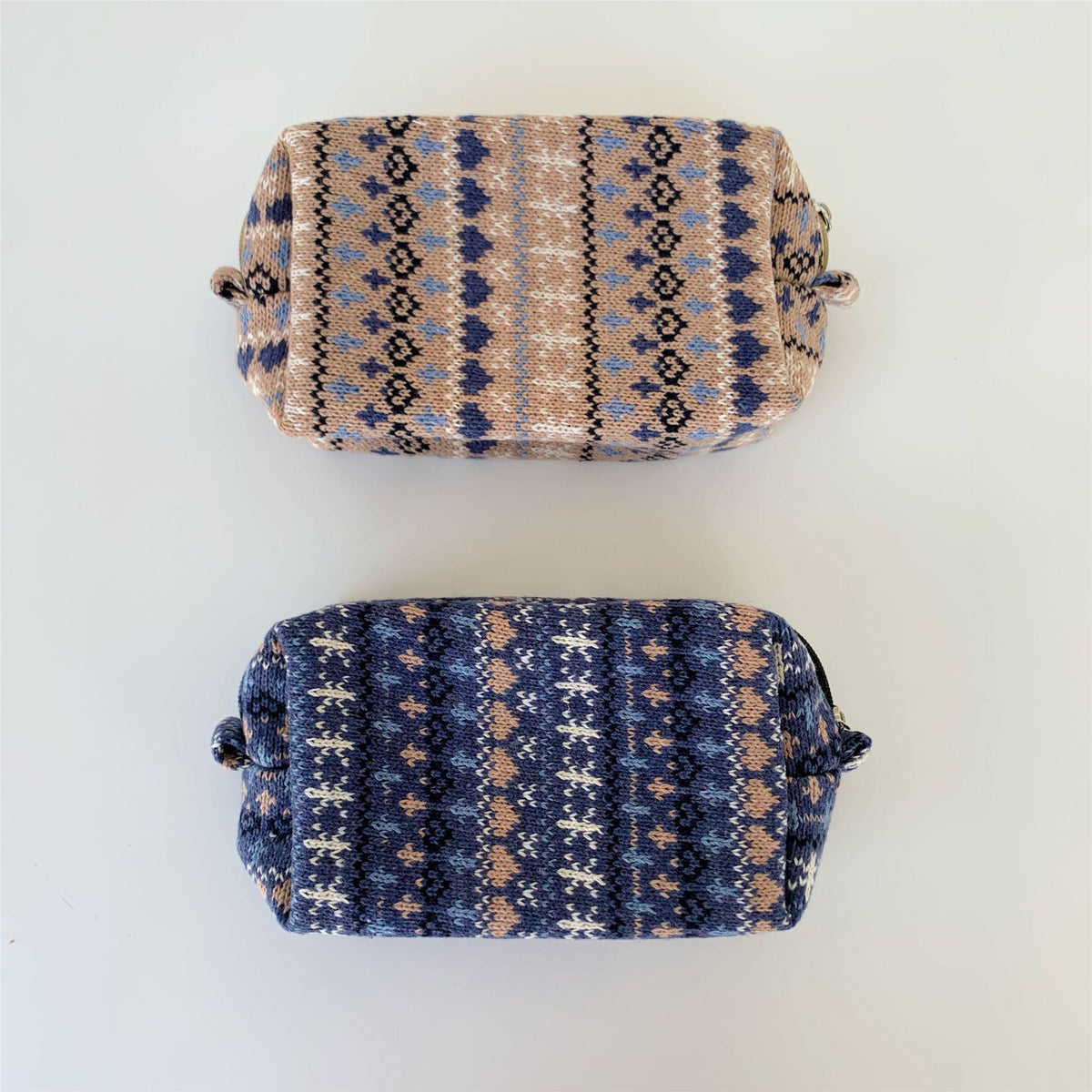 Trendy Christmas Snowflake Knitted Cosmetic Bag 6W10BOB1344