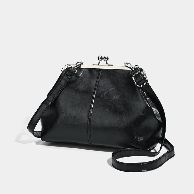 Vintage Kiss-Lock Large Capacity Crossbody - DippedShop Wholesale - #5651