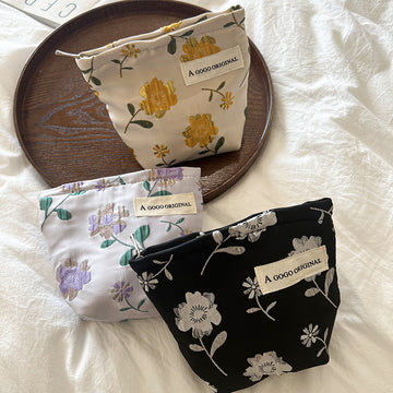 Sweet Floral Print Mini Coin Purse Wallets DP25C709