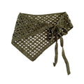 Trendy Solic Color Lace Hollow Triganle Hip Scarf 6W1SL16
