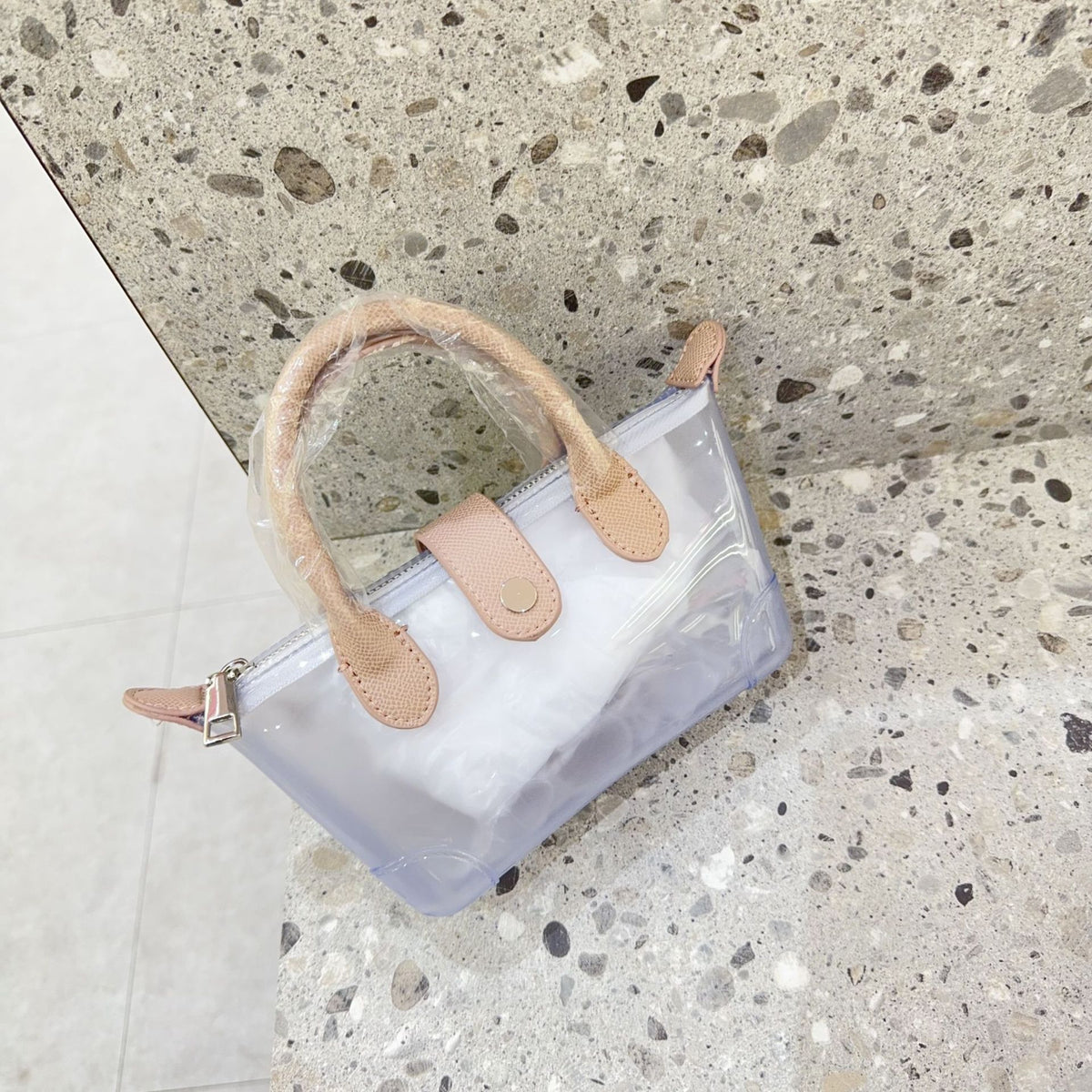 Casual Clear Jelly Dumpling Crossbody Bag 6W10BBG2118