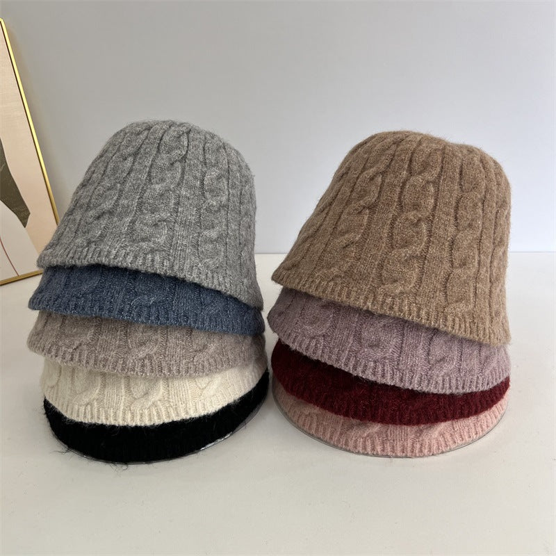 Cable Knit Bucket Hat - DippedShop Wholesale - #8227