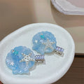 Trendy Shell Starfish Rhinestones Acetate Hair Clip 8AS6HCP386L