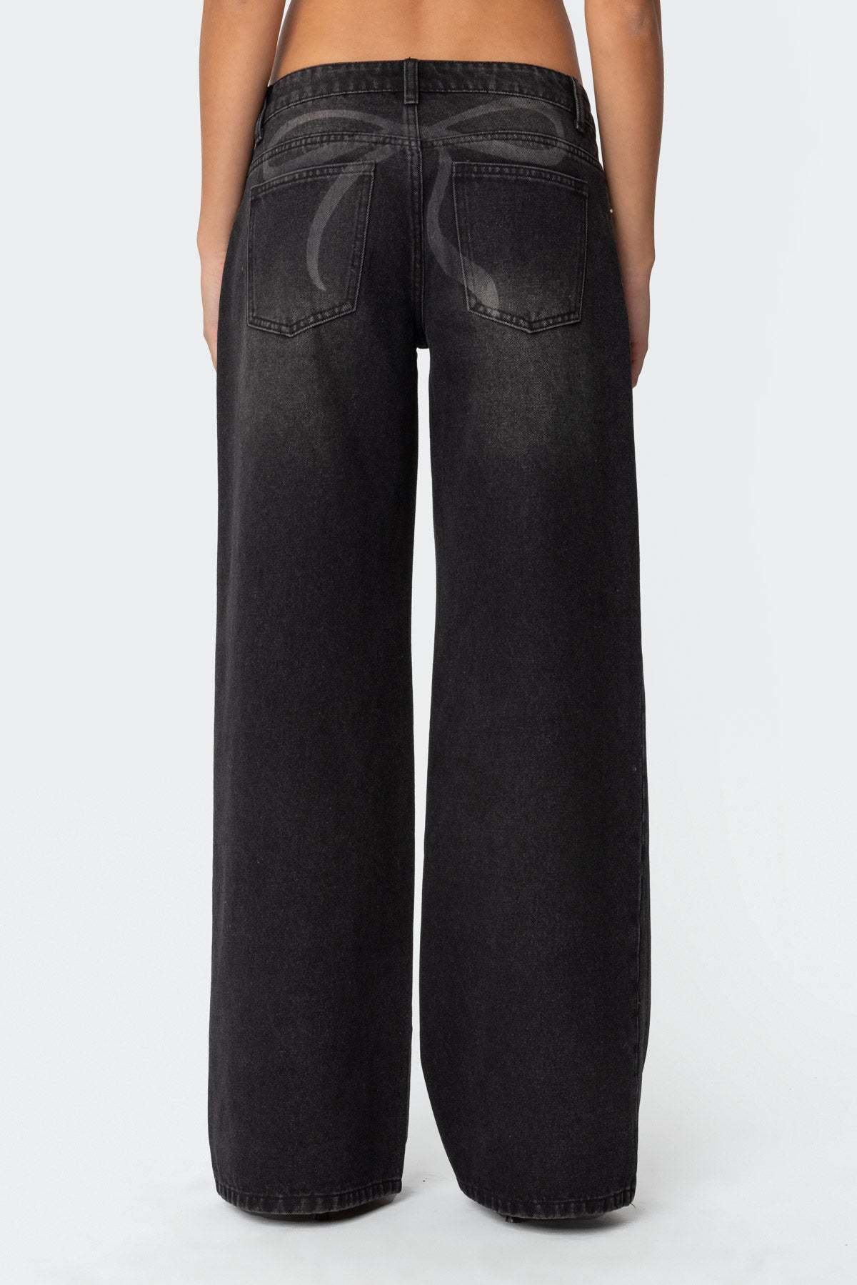 Minimalist Wide Leg Denim Pants - DippedShop Wholesale - #7763