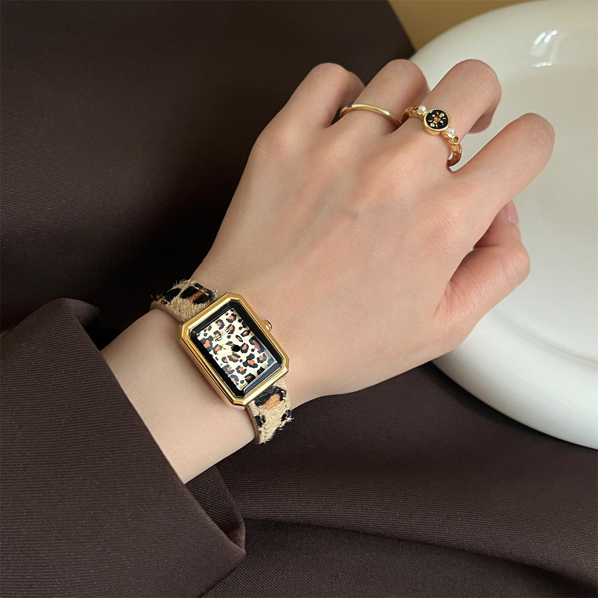 Leopard Print Quartz Watch - DippedShop Wholesale - #9443
