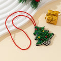 Colorful Rhinestones Christmas Tree Pendant Bag Charm 6W10BBC786