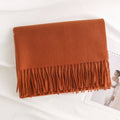 Versatile Solid Color Imitation Cashmere Scarf 6W6NSW278