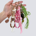 Handmade Agate Beaded Tassel Charm - DippedShop Wholesale - #9171