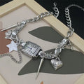 Choker Watch Necklace - DippedShop Wholesale - #4691