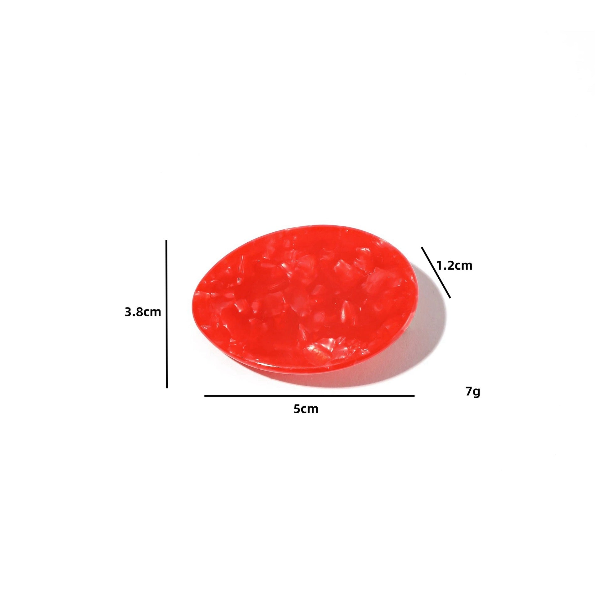 Cute Oval Duck Bill Acetate Hiar Clip 8AS6HCP259T