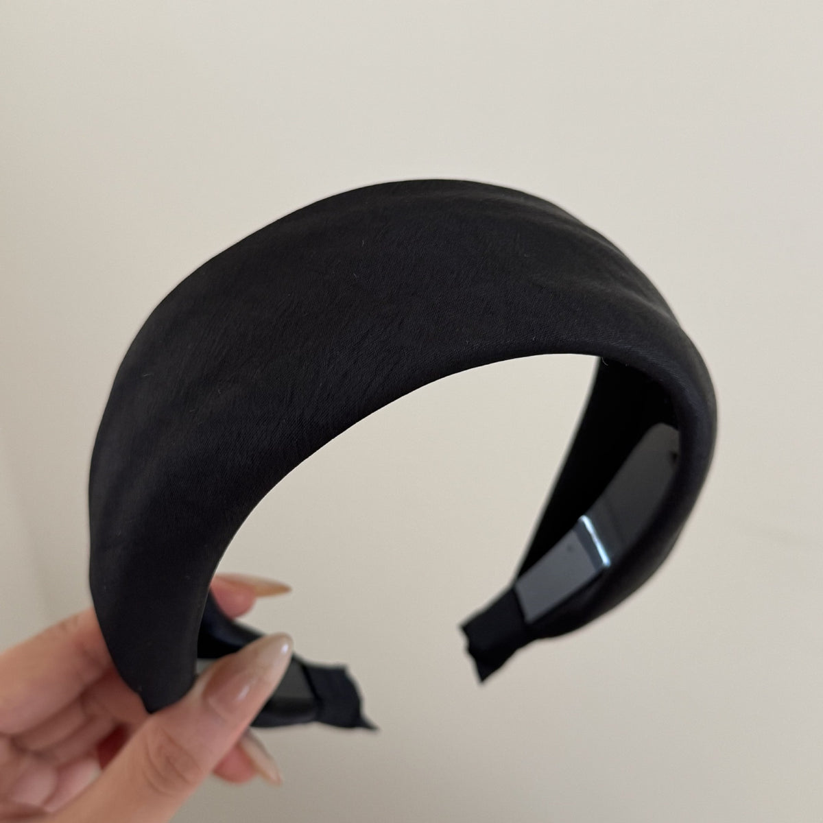 Satin Padded Wide Headband - DippedShop Wholesale - #4691