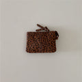 Leopard Print Suede Mini Coin - DippedShop Wholesale - #2979