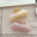 French Style Marble Texture Acetate Hair Claw 6W6HCP1633