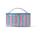 Color Block Striped Large Capacity Makeup Bag MK2BW6S10BOB62