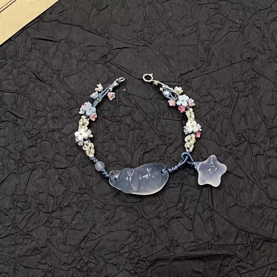Stylish Dopamine-Style Bead Chain String Bracelet MK2ZCEP6W6JBR99