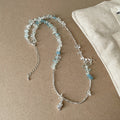 Crystal Shell Pendant Necklace - DippedShop Wholesale - #4659