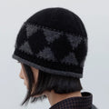 Diamond Jacquard Knit Beanie - DippedShop Wholesale - #6707