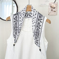 Boho-Style Star Cashew Print Silk Scarf 6W6NSI209