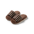 Striped Plush Slippers - DippedShop Wholesale - #7763