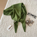 Trendy Solid Color Knit Headscraf Triangle Scarf 6W6NSC91