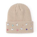 Rhinestone Knit Beanie - DippedShop Wholesale - #2339