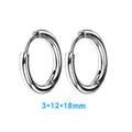 Heart Pendant CZ Hoop Earrings - DippedShop Wholesale - #4643