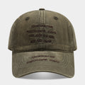 Stylish Letter Embroidery Adjustable Baseball Cap 8BK6HAT185L