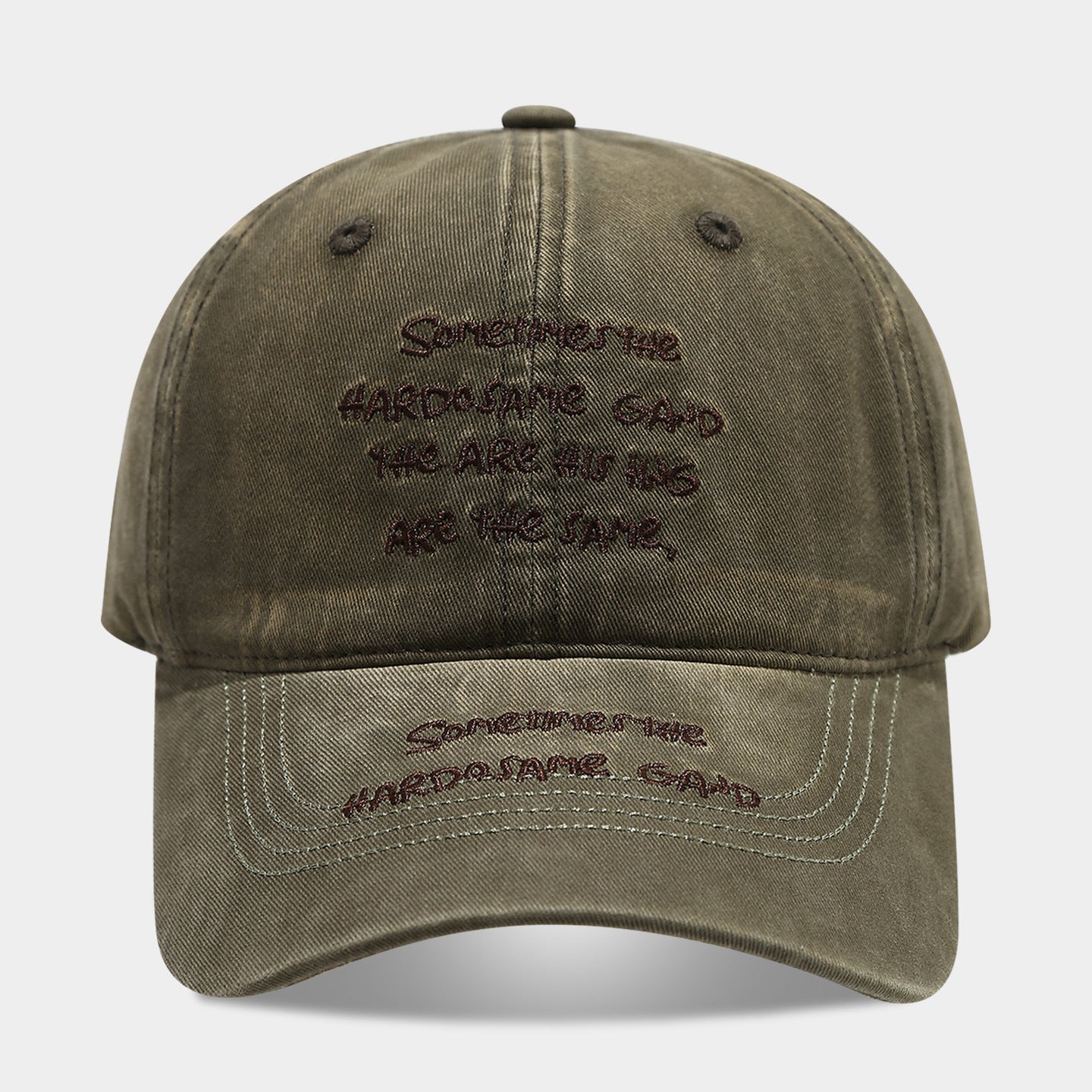 Stylish Letter Embroidery Adjustable Baseball Cap 8BK6HAT185L