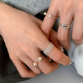 Gold Plated Pearl Ring - DippedShop Wholesale - #4707