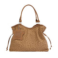 Stylish Leopard Print Large Capacity Tote Bag 6W10BBG1863