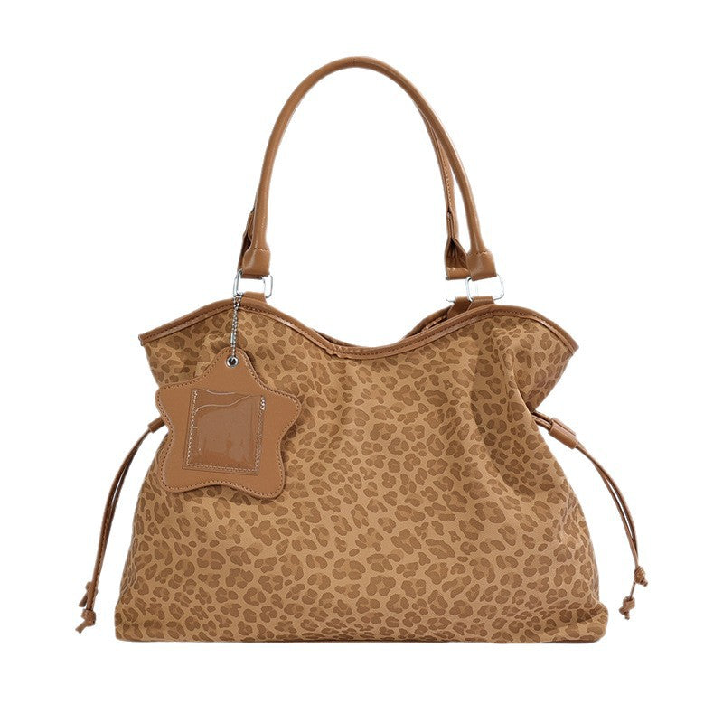 Stylish Leopard Print Large Capacity Tote Bag 6W10BBG1863