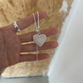 Hollow Out Love Pendant Necklace - DippedShop Wholesale - #5171