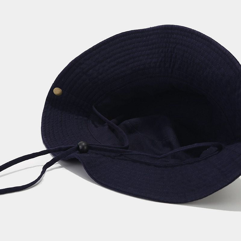Simple Washed Outdoor Foldable Safari Boonie Hat 8BK6HAT170T
