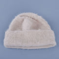 Cute Angora Soft Fuzzy Cuffed Knit Beanie 6W6HAT695