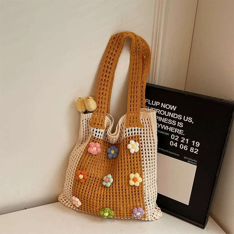 Boho Hollow Out Tote - DippedShop Wholesale - #0435